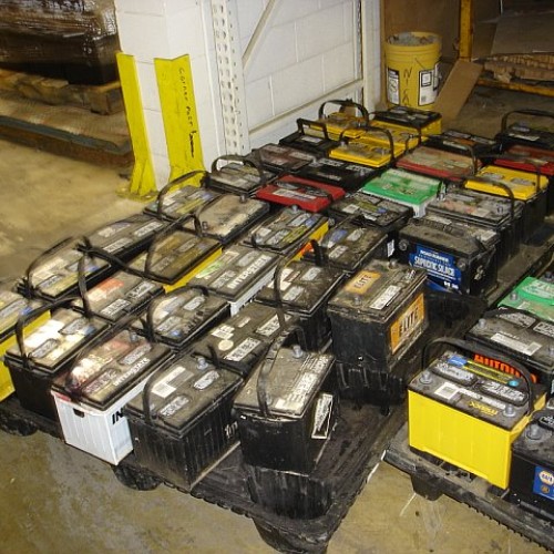 Automobile lead battery scrap