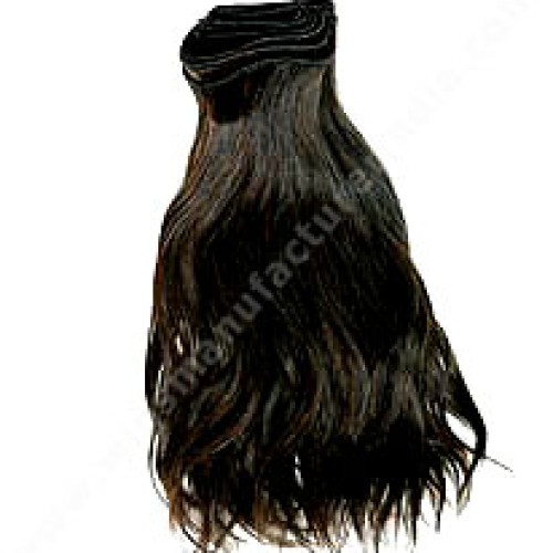 Machine made hair weft