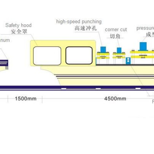 600x600 aluminum ceiling machine