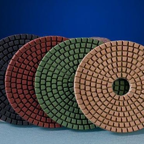 Diamond polishing pad