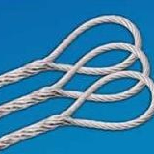 Spliced wire rope sling