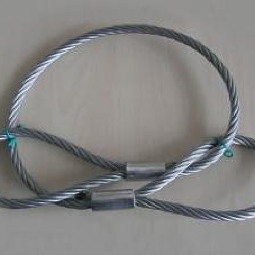 Pressed wire rope sling