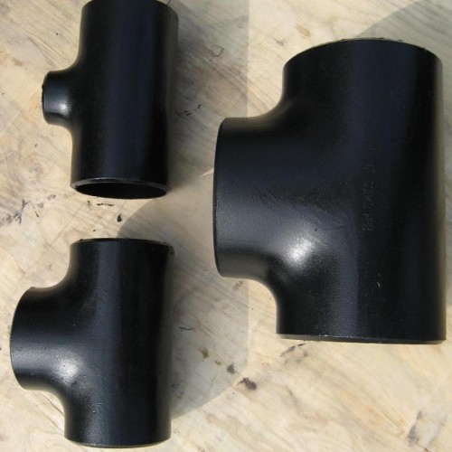 Carbon steel butt weld pipe fittings  reducer tee