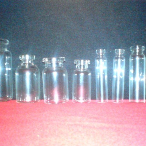 Glass injection vials