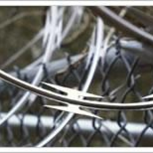 Razor barbed wire mesh