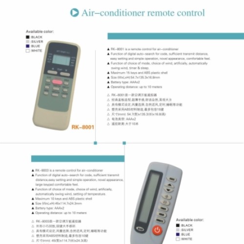 Air-conditioner remote control