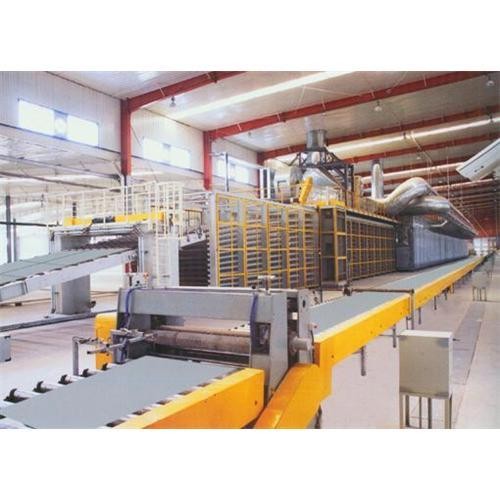 Paper faced gypsum board production line