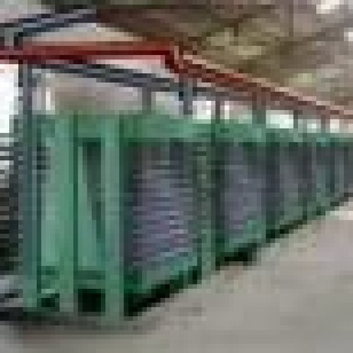 Mineral wool board production line
