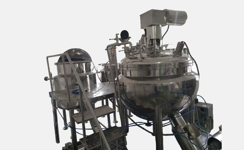 Automatic ointment manufacturing plant