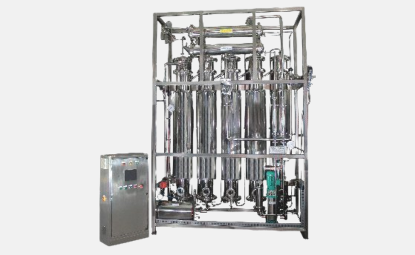 Multi column distillation plant