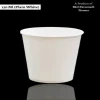 130ML plain white paper cup