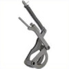 Hydraulic lift draft control link assembly
