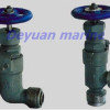 Marine forged steel male thread stop valve