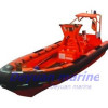 Inflatable fender fast rescue boat