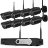 Black 8CH 960P WIFI NVR Kit