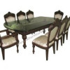 Glass dining table