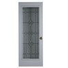 Decrated glass door