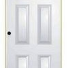 4 Panel glass door with half moon