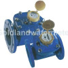 Horizontal woltmann removable element liquid-sealed water meter
