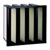 Mini pleated v bank air filters