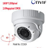 H.264 2megapixel infrared poe dome ip camera
