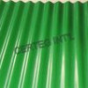Corrugated metal roofing sheet