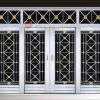 Foshan Jinan Stainless Steel Door Four Leaf stainless steel door