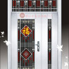 2012 Foshan JINAN Stainless Steel Door primary-secondary door