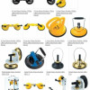 3-Cup Glass Suction 155Kg Lifting (Aluminum-alloy frame)