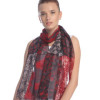 Multi patch print stole