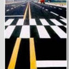 Thermoplastic road marking paints