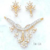 Gold Plated Diamonds Tanmania set