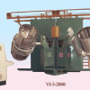 Three Arm Rotational Moulding m/c