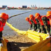 Pvc oil spill containment boom