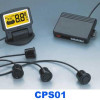 LCD parking sensor with flip and speaking